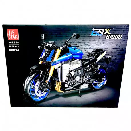 Конструктор Техник - Мотоцикл Suzuki GSX-S1000 (Jie Star, 2046 дет) 58014